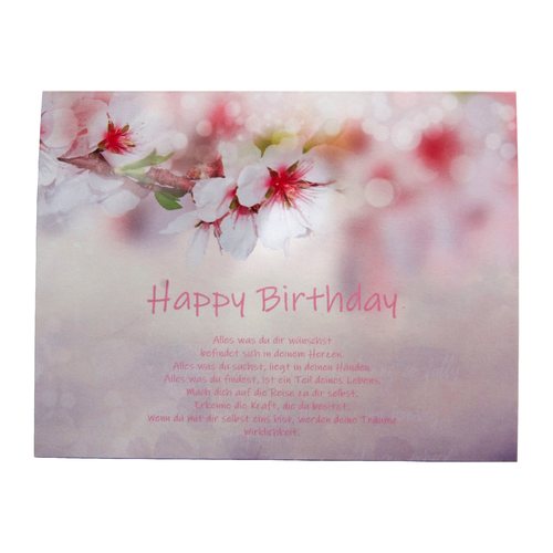 Karte «Happy Birthday»