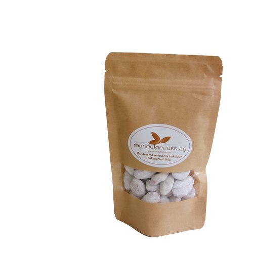 Mandeln mit weisser Schokolade 120 g