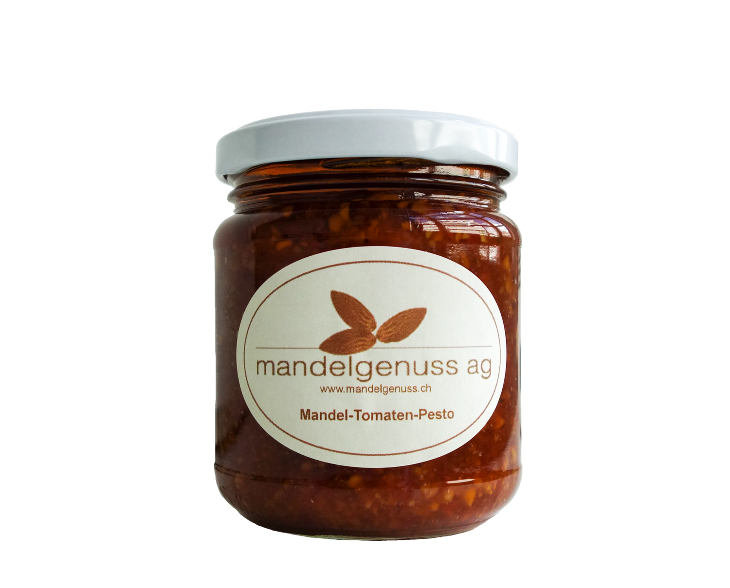 Mandel-Tomaten-Pesto 200g - Kalifornische Mandeln, ein Genuss | mandelgenuss 